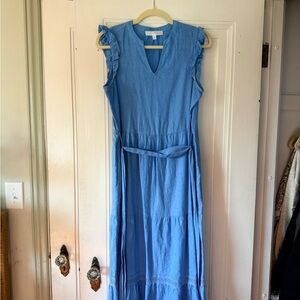 Blue Sleeveless Dress